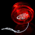 2" Light-Up Clear Yo-Yo with Red LED